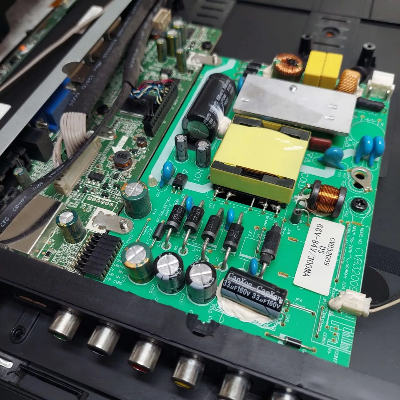 Reparación de fuente de poder TV LCD